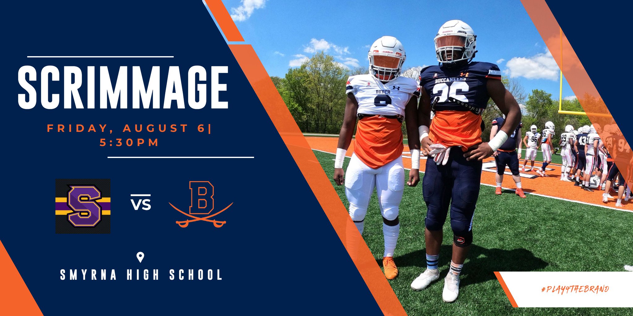 Beech Football on Twitter "🔶SCRIMMAGE🔷 🗓️ Tonight ⏰ 530 PM 🆚