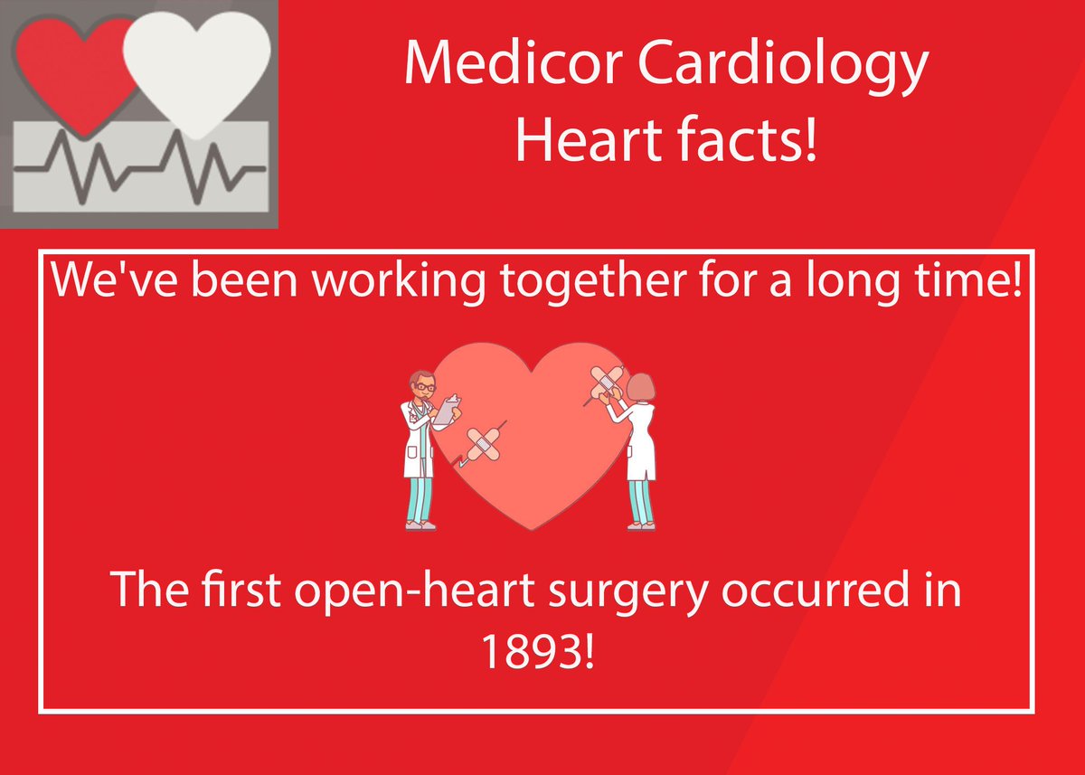 It's heart fact Friday; we hope everyone enjoys the weekend!
-
-#medicor #FunFactFriday #funfacts #TheMoreYouKnow #Health #heartattack #themoreyouknow #gethealthy #Cardiology #mhealth #PhDVoice #HealthTech