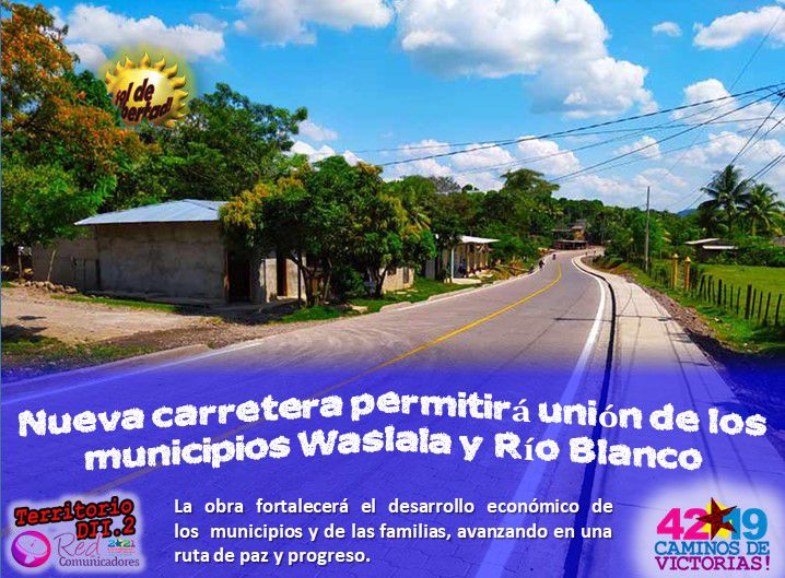 Capricornio_Qui's tweet photo. Nueva Carretra #Wasala #RioBlanco
#Nicaragua #TodosLosTriunfosSonDelPueblo
#VivaDaniel2021
@Nzoesilva @jonygonro @IngGuillermoSo1 @ZoilaEsperanza0 @MikhailQuintero @ENATREL1 @CarolNicaragua https://t.co/zV6efJDSkN