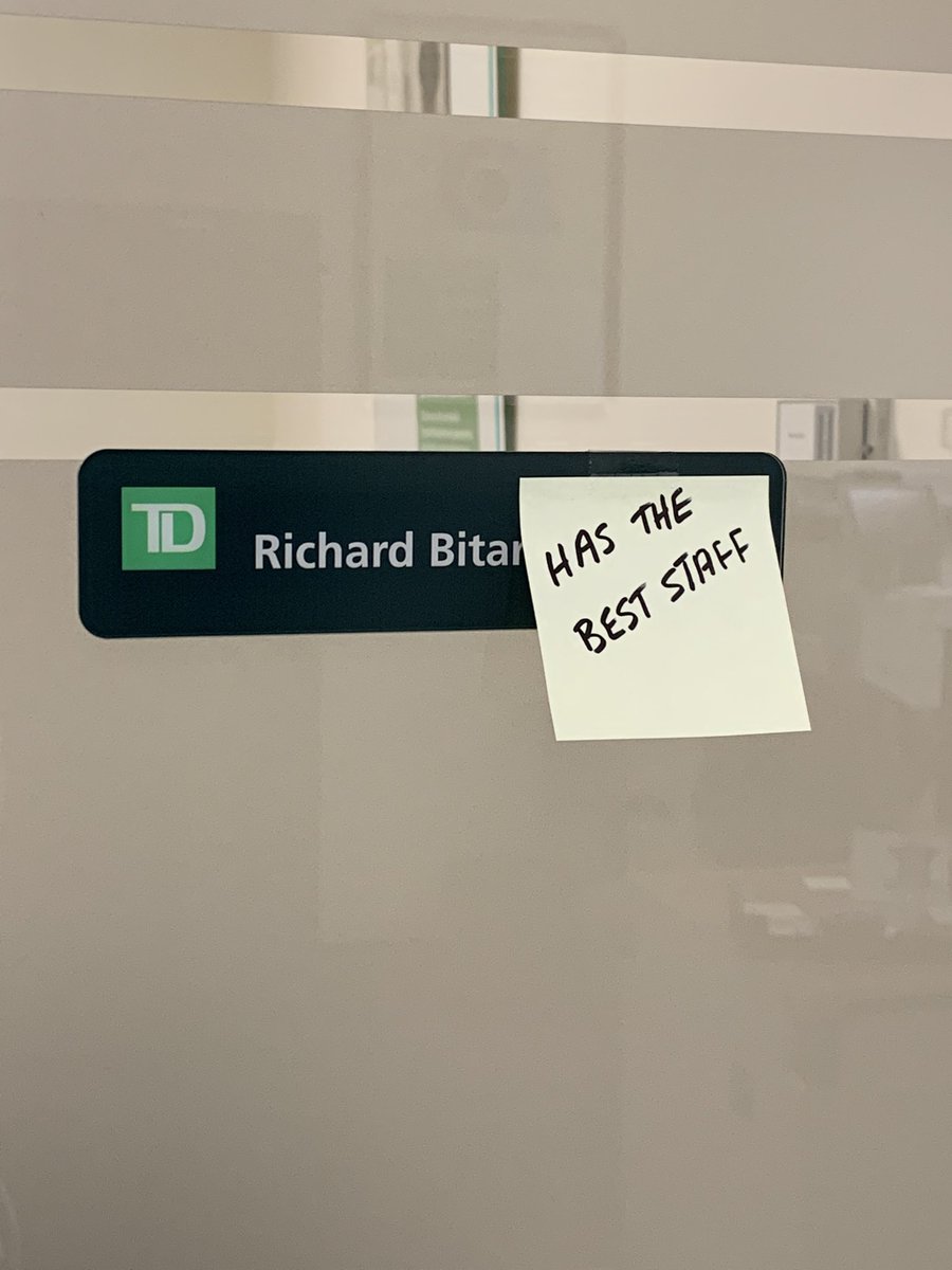 KellyDouth's tweet photo. So happy to see our new branch manager is on the same page as we are! @NicoleNazair @alexgreg123 @mandyk0288 @RobinDurette @MarieEveFourni2 #branch4857 https://t.co/OGZA4OoSuk