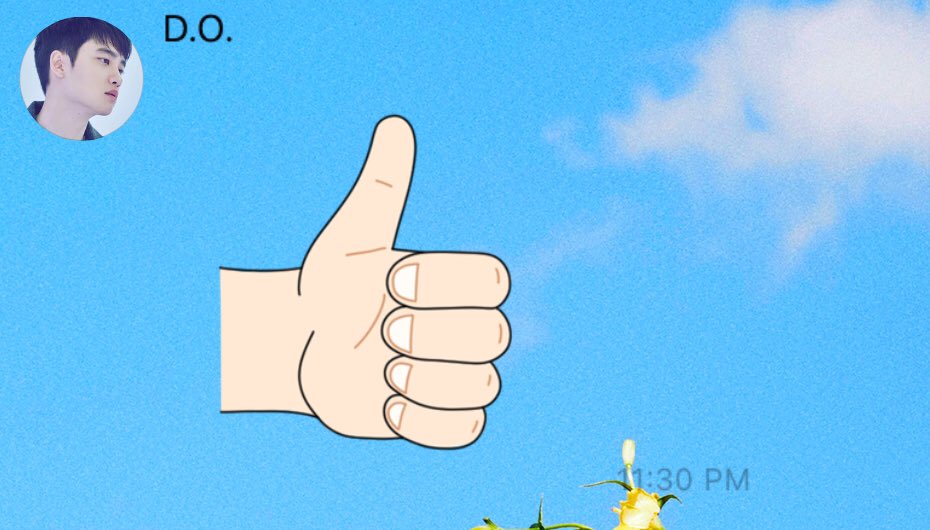 REST—kyungsoo sent a message tweet media