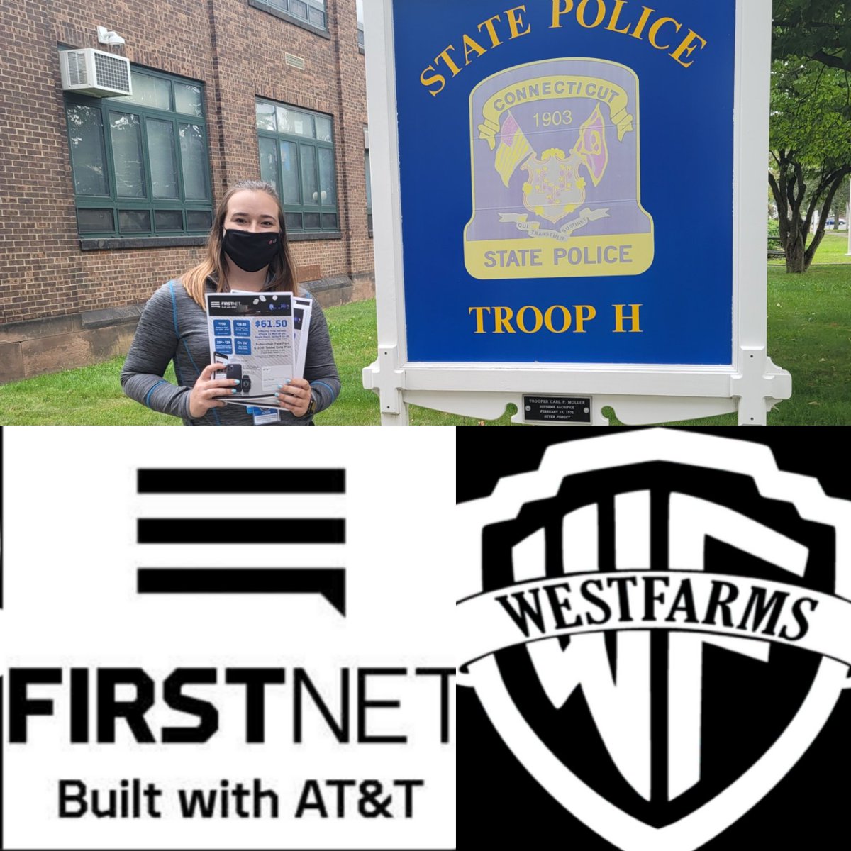 GenovaMarisa's tweet image. Happy #Firstnetfriday from #teamwestfarms! Visiting some local state Police to spread the excitement of all our amazing offers!! @DanteDSep  @biggriffnrg  @FirstNet @Auvino15