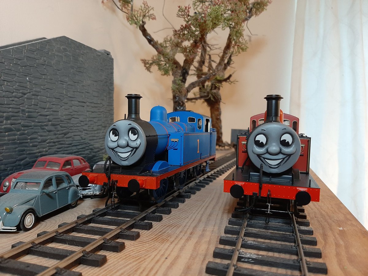 tomsmodelcorner's tweet photo. Because I thought I was going to get asked to do this.
Face by @RealMrTreeMan
#tomsmodellingcorner #ogauge #modelrailway #thomasthetankengine #trainswithfaces #3fjinty https://t.co/81zZ6c56vm