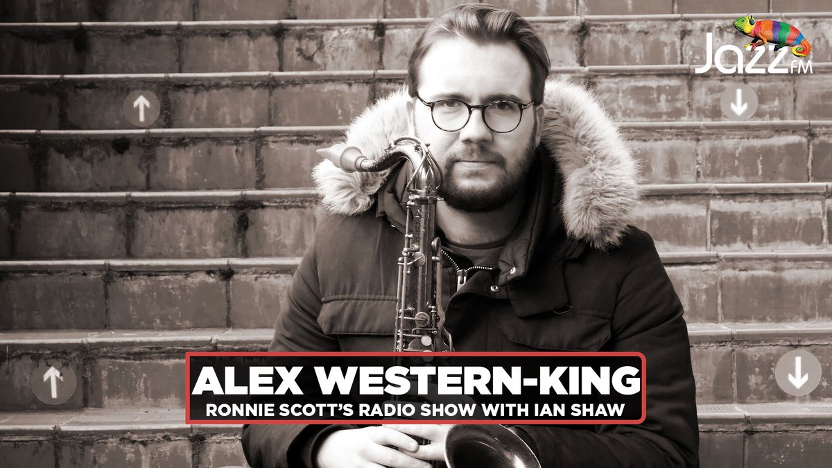 Jazz FM (@jazzfm) on Twitter photo Composer, educator, arranger and tenor sax player Alex Western-King joins Ian this evening, chatting about Alex's new album 'Slip Slide' 🎷
Ronnie Scott's Radio Show, Fridays from 9pm
| <a href="/officialronnies/">Ronnie Scott's Jazz Club</a> <a href="/ianshawjazz/">Ian Shaw</a> <a href="/michaelvitti/">Mike Vitti</a> <a href="/alexwesternking/">Alex Western-king</a> <a href="/UbuntuMusicJazz/">Martin Hummel</a> | Composer, educator, arranger and tenor sax player Alex Western-King joins Ian this evening, chatting about Alex's new album 'Slip Slide' 🎷
Ronnie Scott's Radio Show, Fridays from 9pm
| <a href="/officialronnies/">Ronnie Scott's Jazz Club</a> <a href="/ianshawjazz/">Ian Shaw</a> <a href="/michaelvitti/">Mike Vitti</a> <a href="/alexwesternking/">Alex Western-king</a> <a href="/UbuntuMusicJazz/">Martin Hummel</a> |
