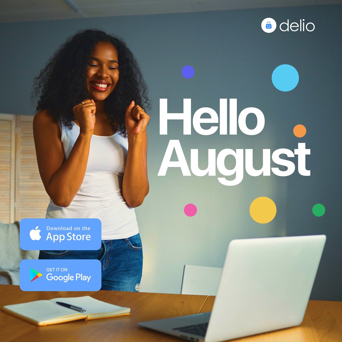 delioHQ's tweet photo. It's never too late to say Happy New Month.
Welcome to August
May this month be filled with prosperity, happiness, love and good health.
#getdelio #freedom #happiness #prosperity #newmonth #august #Nigeria https://t.co/i4NRQXKxRy