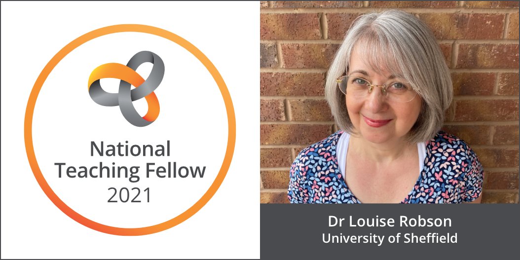 AdvanceHE's tweet photo. Congratulations to @Louisescicomm of @sheffielduni on your #NTFS Award! Louise is passionate about creating an inclusive learning environment for students through the use of digital technology, including lecture capture #NTFS21 #AdvanceHE Read more: https://t.co/Ofq1quCLtf https://t.co/kynHmSIvwc