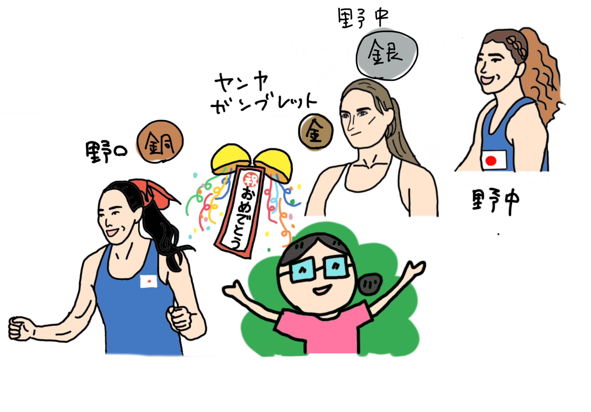 尾川とも子 スポーツクライミング解説 日本一早いイラスト付きリアルタイムプチ解説 スポーツクライミング 解説 プロクライマーによる解説 イラスト解説 リアルタイム オリンピック わかりやすい 尾川とも子 野口啓代 ヤンヤガンブレット 野中生