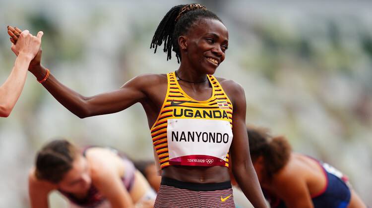 To run in the 800m semis and the 1500m finals is no mean achievement. I am proud of you sister. Back to the drawing board and we go again. 
Thank you Winnie Nanyondo 
#TeamUgandaForOlympics #TeamUganda🇺🇬