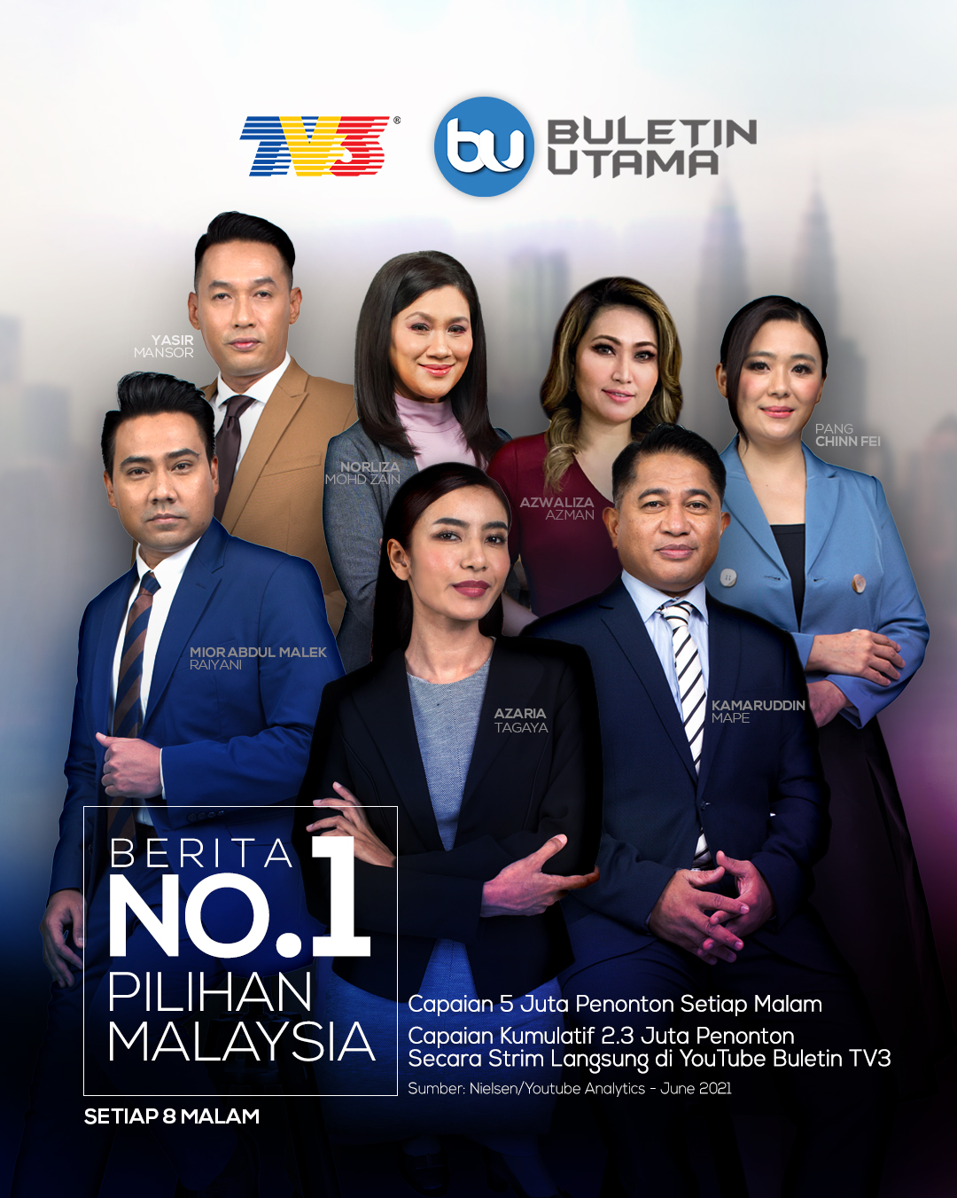 Buletin tv3 hari ini