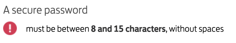 FlorinCoada's tweet photo. Don't do 16 characters or more, that might trigger the hacker's curiosity and will try to hack you even harder... 
Shorter passwords might be easier to remember, but surely not safer.... Got this from a bank :/ #Security https://t.co/QdmHkxQURM