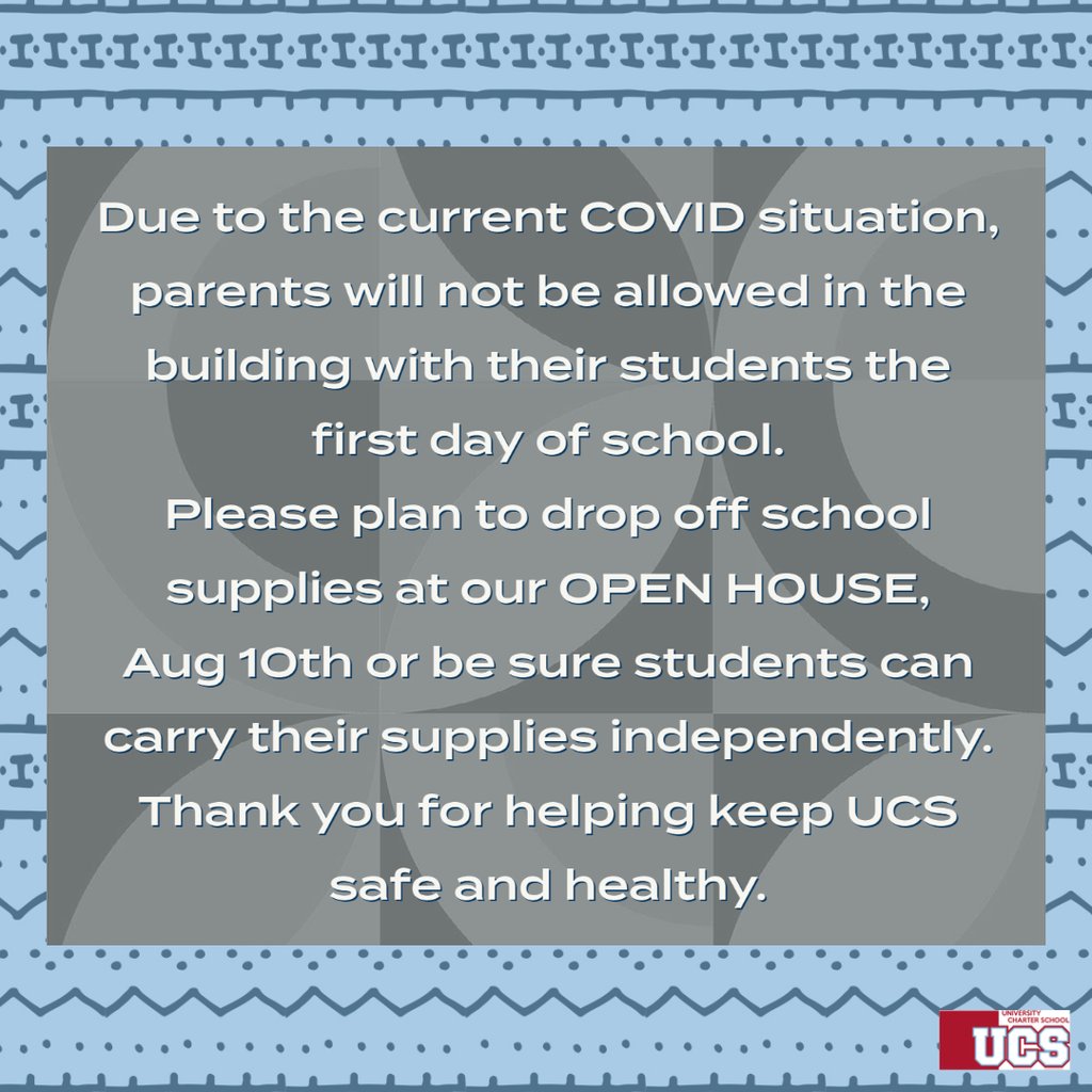 Attention UCS Families!