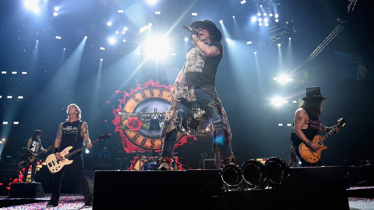 Revolvermag's tweet photo. 🌹 Hear @gunsnroses' new song "ABSUЯD," their first fresh offering since 2008's 'Chinese Democracy' https://t.co/7kUXwQBlKM https://t.co/vipw96WIhA