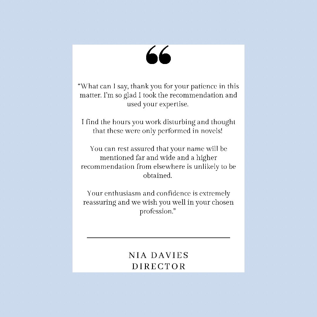 PriceKelway's tweet photo. ⭐️Friday Feedback⭐️ 

Fantastic Feedback received for Nia Davies our Commercial Property Director in relation to her involvement in a business sale. 

#feedbackfriday #feedback #solicitors #lawfirm #pembrokeshire #milfordhaven https://t.co/azt6i1hEjh
