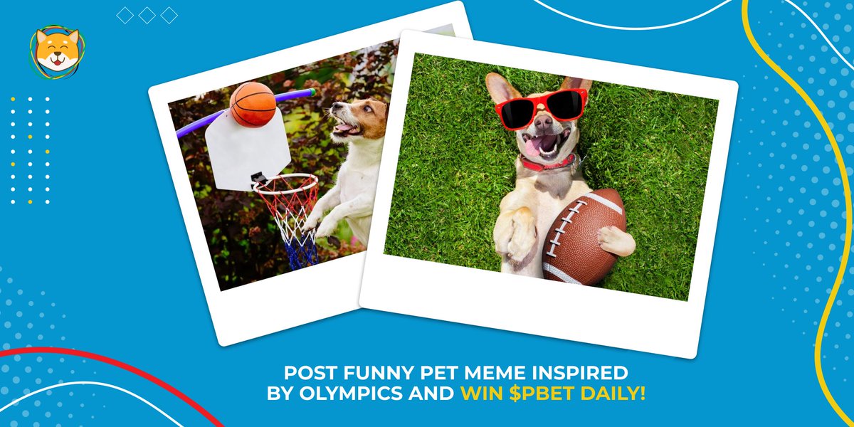 🔥 #ContestAlert  
Post funny pet meme 🦁 inspired by #Olympics #Olympics2020 #TokyoOlympics #Tokyo2020
✅use all these hashtags+ #PetBet 
➡️Tag <a href="/CryptoPetBet/">PetBet #BSC</a>

💰Daily #prize 100Bln $PBET to the best pet meme!
Fun P2P #sportsbets soon at petbet.xyz !