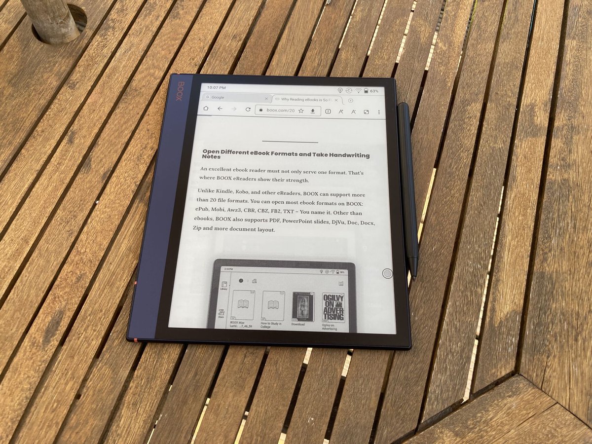 OnyxBoox's tweet photo. There are different ways of reading on #BOOX devices:
- Reading locally via #NeoReader
- Reading via third-party apps
- Reading via browser
What books do you read now on your #BOOX #AndroidTablets and #eReaders? https://t.co/Q3Wyqo5dV5