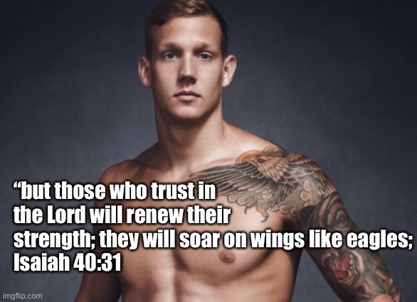 SteveTothTX's tweet photo. Many of us were struck by the tears of joy the night #CalebDressel won his first Gold Medal in Tokyo

“but those who trust in the Lord will renew their strength; they will soar on wings like eagles; they will run and not become weary, they will walk and not faint.”
Isaiah 40:31 https://t.co/7L2fI8rKkc