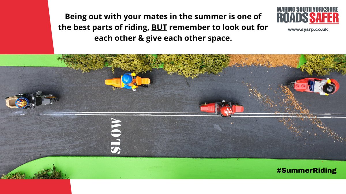 SYSaferRoads's tweet photo. #SummerRiding πβ - If out group riding, arrange a meet-up point or cafe if you get split-up. Never feel pressured to risk your own safety to catch-up. π€π€
#thinkbike #ridesafe #greatmates #time4aBrew https://t.co/eOpkpeWj3o