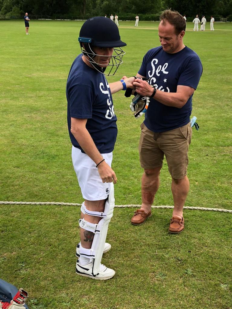 A massive thank you to <a href="/swinbrookcc/">Swinbrook CC</a> for allowing us the humour of trying to play cricket. Although the runs conceded where high, it wasn't as high as the money raised for @SeeSawCharity just over £800.00 💥