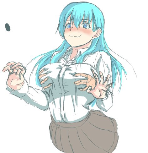 @petit_ami2611 
こっちの鈴谷ははおさわりしたら「わかってましたわ…」とか言いそうだけど
向こうのはビクッとしたあと固まるか、宇宙猫状態になりそう 