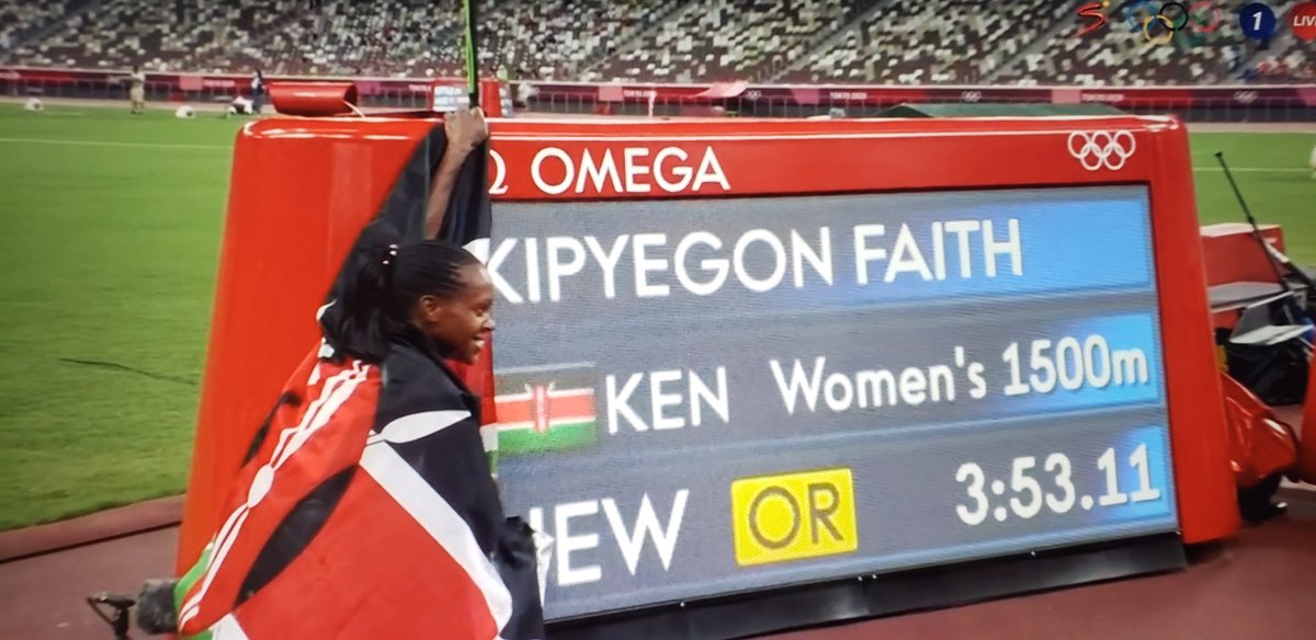 Absolutely fantastic! Hongera Faith Kipyegon for your incredible victory in the 1500M and breaking the Olympic record. Your supreme tempo and mental strength is a manifestation Kenya is the world’s athletics powerhouse.
