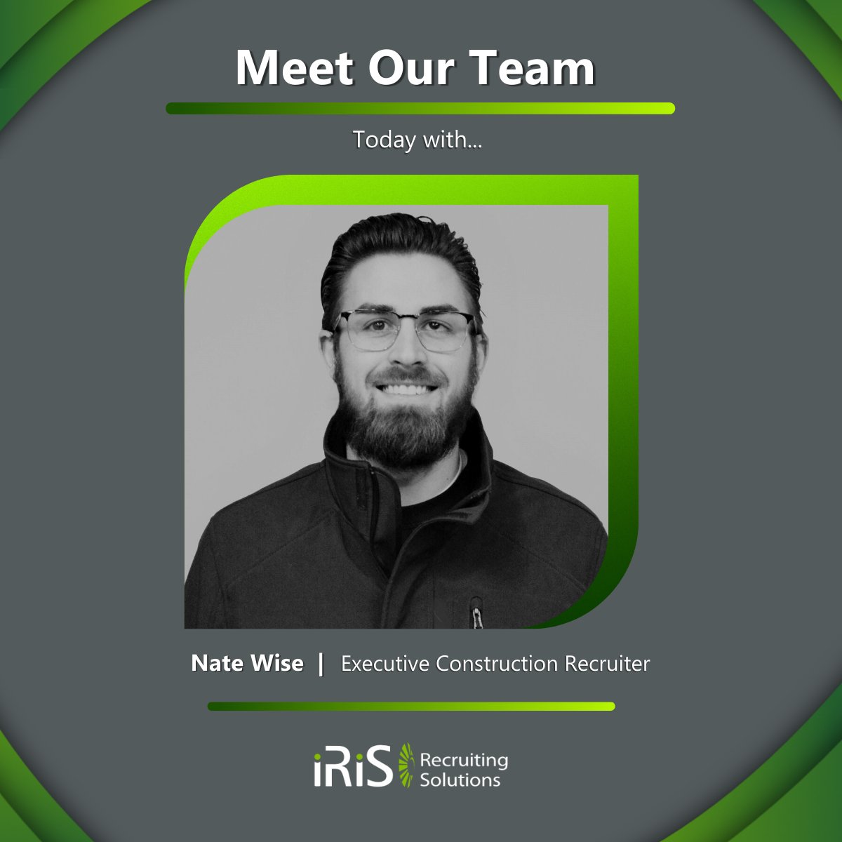 iRiS_Recruiting's tweet photo. Meet Nate Wise, our Executive Recruiter for Midwest General Contractors! Check out Nate's insights into the construction &amp; recruiting industries below.️ Interested in joining our team? See our open positions: https://t.co/642VrGON7K #recruiter #hiring #recruiter #sales https://t.co/GiLkW6mFwc