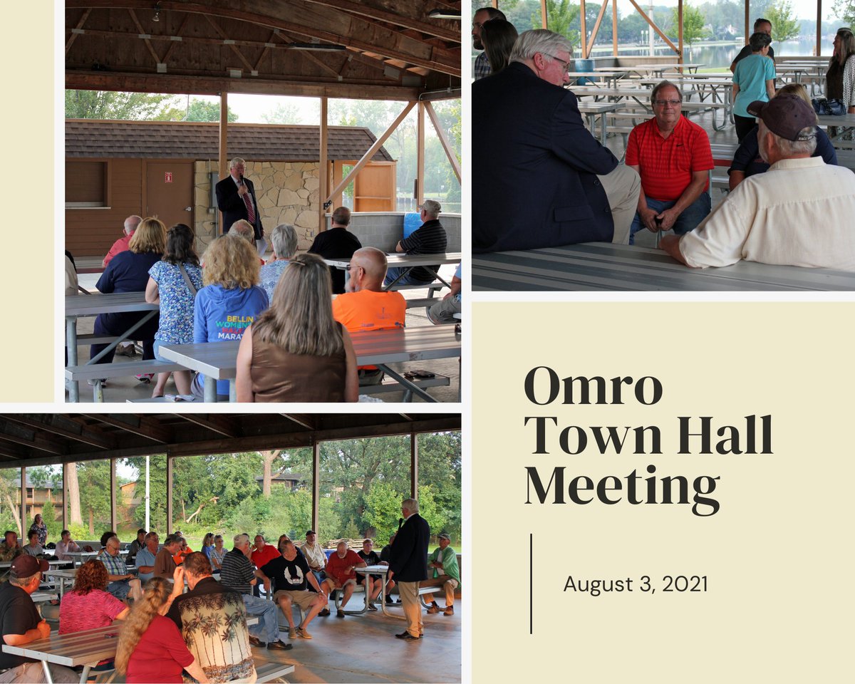 RepGrothman's tweet photo. Thank you to everyone who came to my town hall meetings this week in #Omro, #Montello, and the Town of #Brooklyn. Stay tuned into my E-newsletter for announcements on when and where my next town halls will be. https://t.co/5q82Sq0r7s