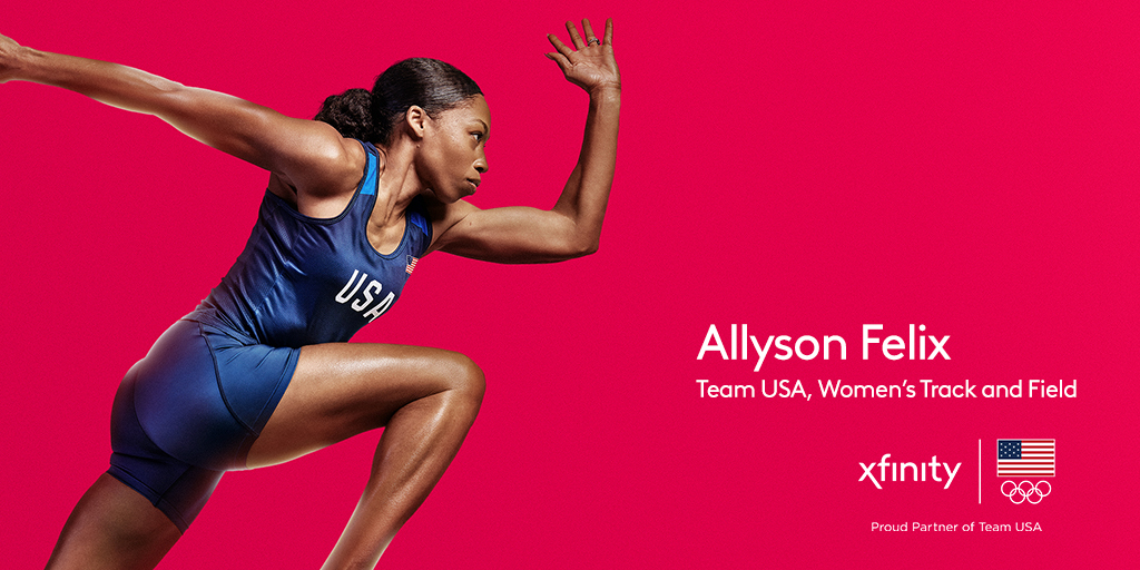 Tune in to @nbc. and #TeamUSA scorching the track in the #TokyoOlympics 4x4...
