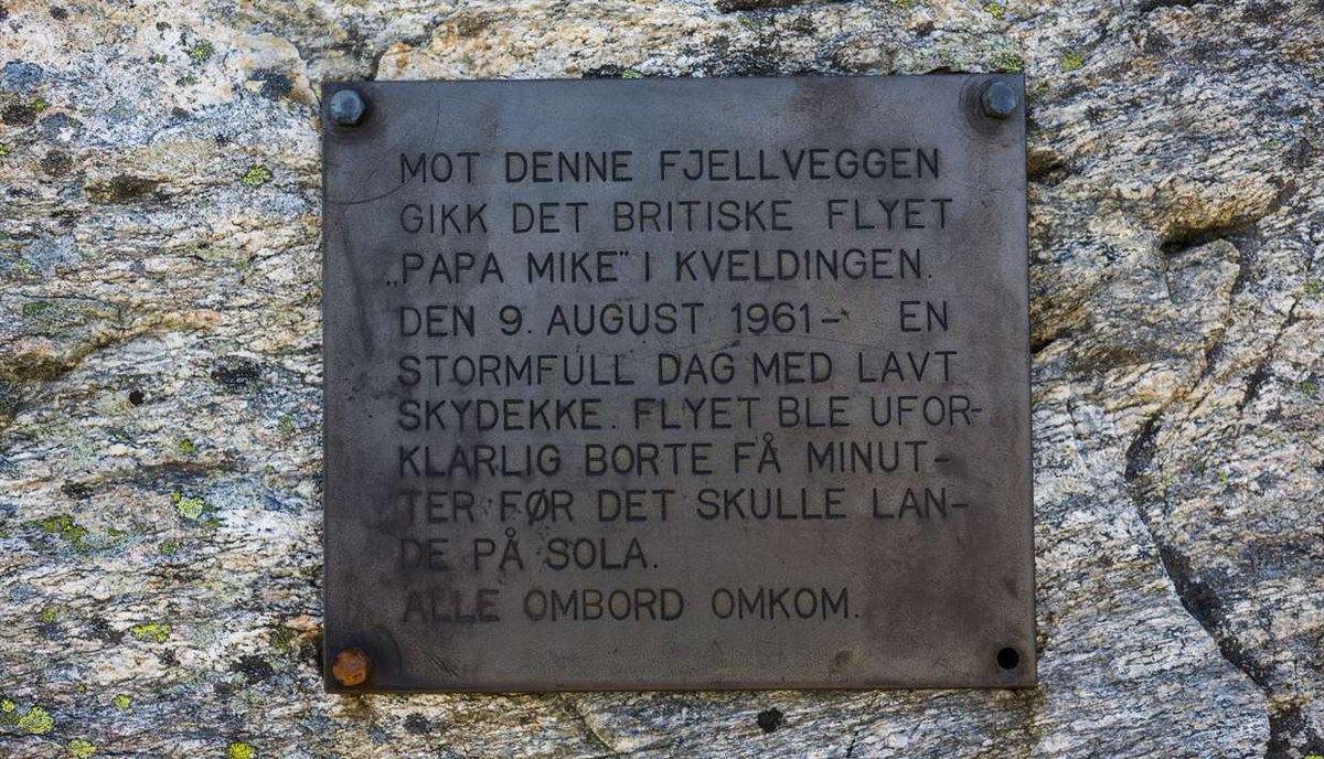 It has been 60 years since 39 people - including 33 British pupils from Croydon on a school trip - died in a tragic plane crash in Holtaheia near Stavanger. Today we remember the victims and our thoughts are with their families.