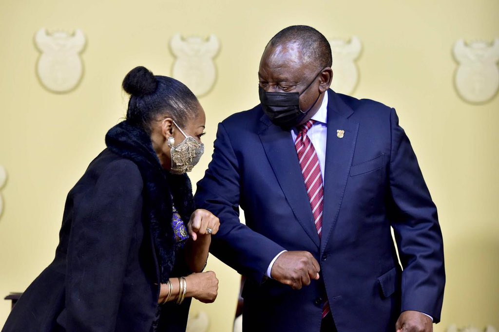 PresidencyZA's tweet image. SWORN IN - Deputy Minister of Public Service and Administration: Dr Chana Pilane-Majake