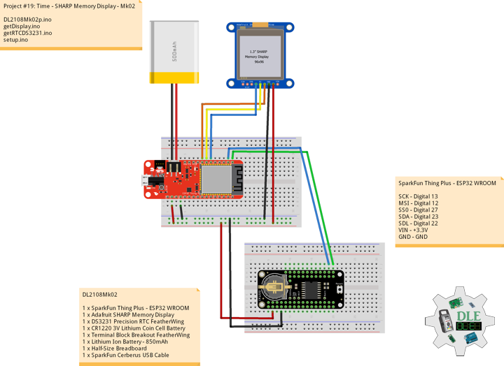labs_steam's tweet photo. Project #19: Time - SHARP Memory Display - Mk02

https://t.co/XPR9MwSvP5

#DonLucElectronics #DonLuc #Time #DS3231PrecisionRTC #SHARPMemoryDisplay #Arduino #ESP32 #SparkFunThingPlusESP32WROOM #Project #Programming #Electronics #Microcontrollers #Consultant #VideoBlog https://t.co/lNfkB9nQtF