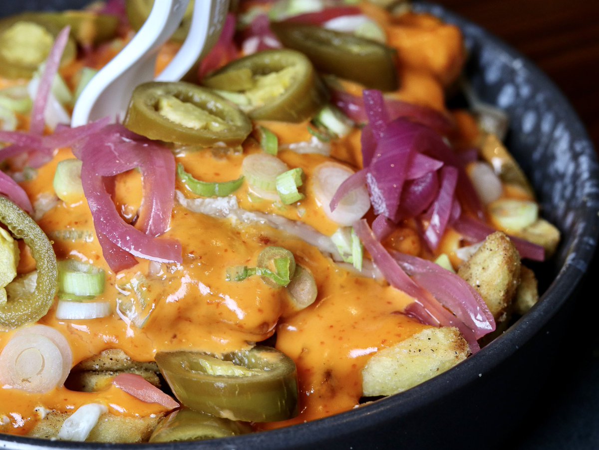 WATD_NQ's tweet photo. Defo a day for loaded fries. Upstairs bar open today from 4pm to 2am so plenty of indoor space for Friday sozzlement. https://t.co/dlp5njN2Wk