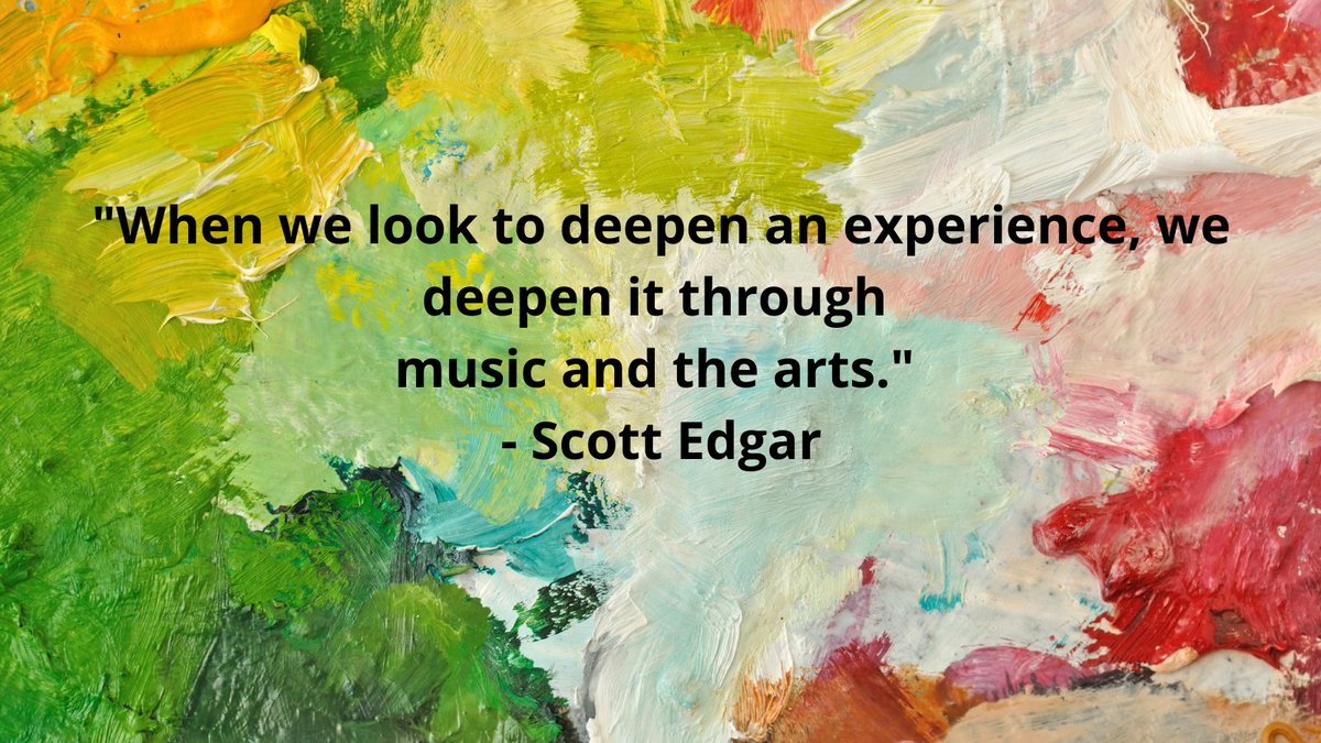 The arts are obviously an important part of welcoming students back to school this year - through banners, photographs, band performances, etc. It's amazing how true this statement is!