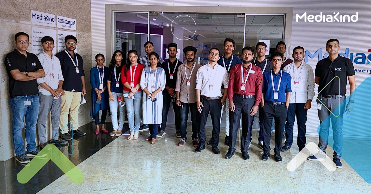 Media_Kind's tweet photo. We are very excited to welcome our 20 new #Interns as part of the 2021 Batch to the #teammediakind India R&D Family! Learn more about #careers at #MediaKind: https://t.co/unqYUIkIpq
#Intern2021 #Internship https://t.co/Kuww7FShzI