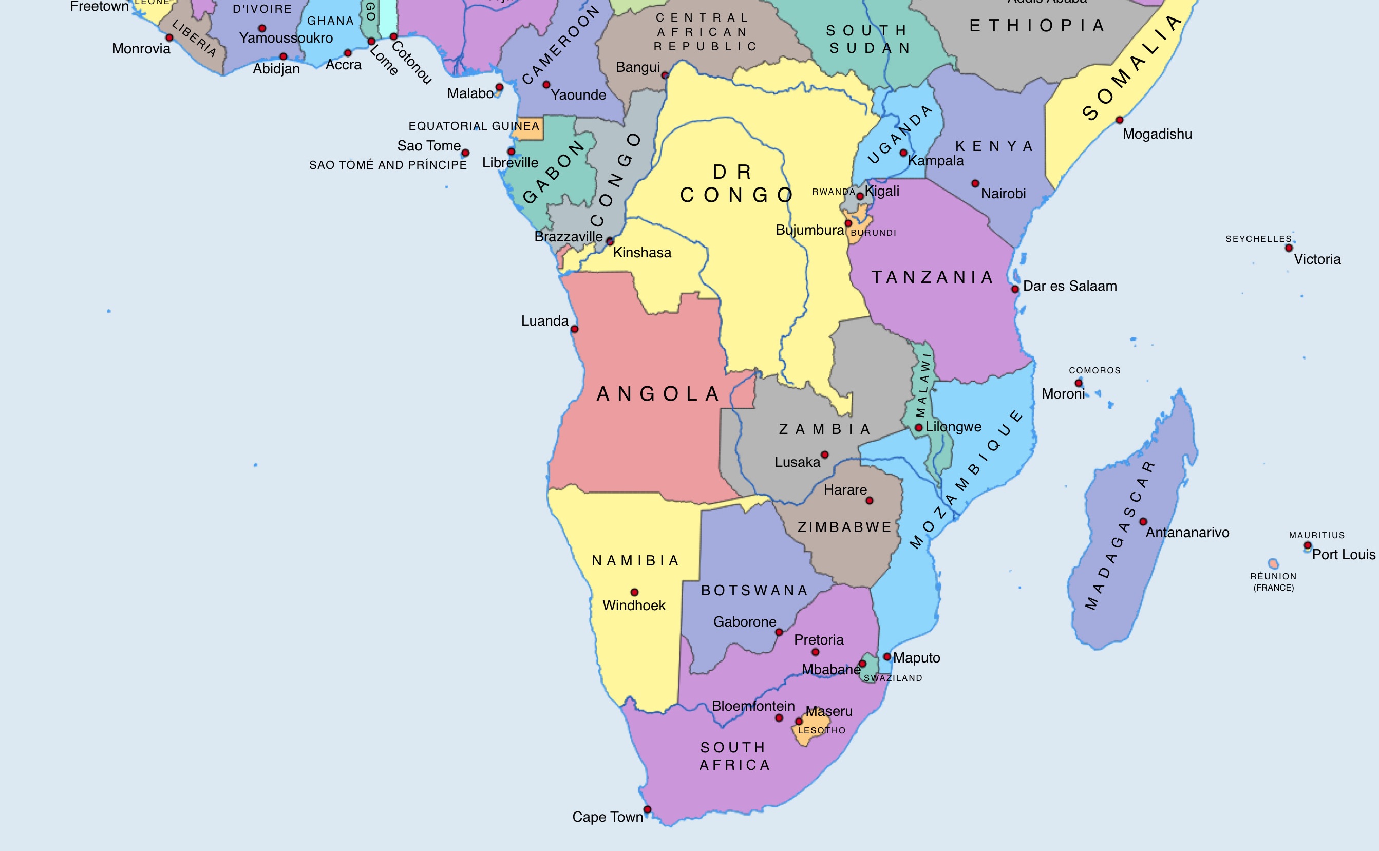 Страна в африке на б