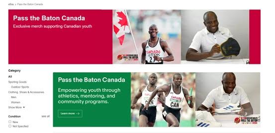PTBCanada's tweet photo. We are not done yet …  If you want to support youth charities across Canada – go to our Pass The Baton Canada ebay store!  Look for this image and buy &amp; bid with confidence.

So many amazing options … Do them all

@bbbsc 

@BGCCAN 

@OakvilleCF 

@donovanbailey https://t.co/jc0vFlrTkI