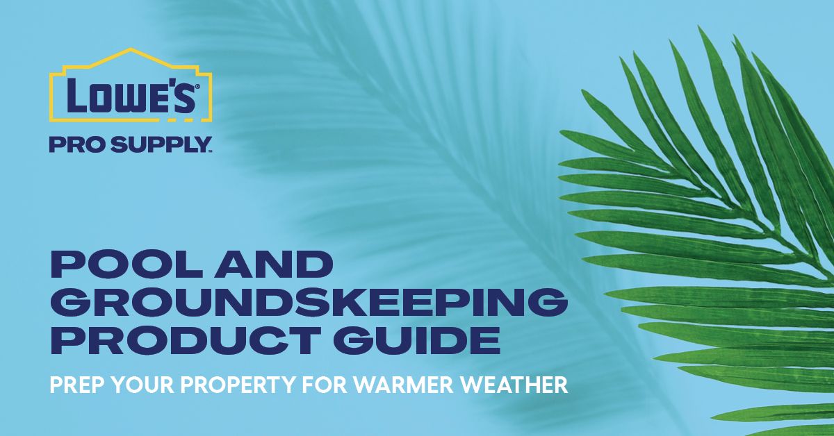LowesProSupply's tweet image. Summer isn't over yet! Keep your pools clean and grounds beautiful with Pro-grade maintenance supplies. Stock up now at buff.ly/3yqPmHu
#PoolOperator #PoolMaintenance #PoolSupplies #GroundsKeeper #GroundsMaintenance #PropertyMaintenance #LowesProSupply
