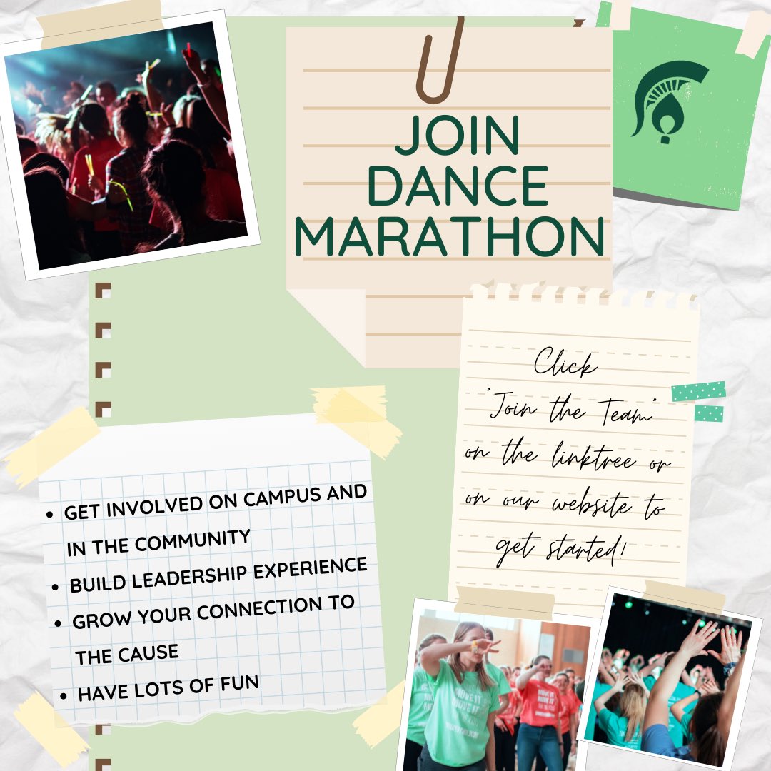Looking to get more involved at MSU and give back to the EL community? 

Click the “JOIN THE TEAM” link on our website or linktree to join the committee💚 

Help us grow the cause on campus while developing meaningful skills and great friendships! 

#spartython #spartython2022