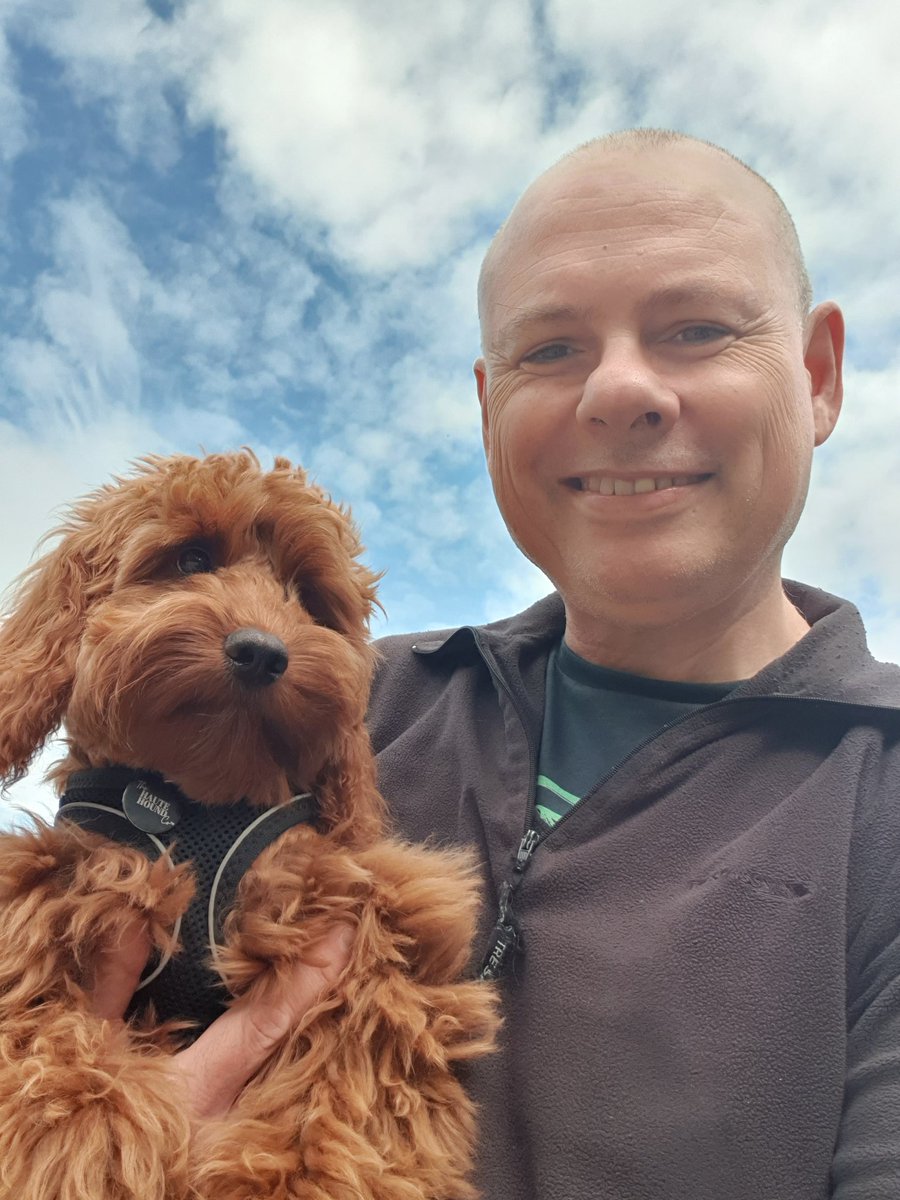 A very warm Happy Paws welcome to our new starter today,  Ralph the very handsome Cockapoo. Ralph settled in right away and loved his first walk with his new friends.