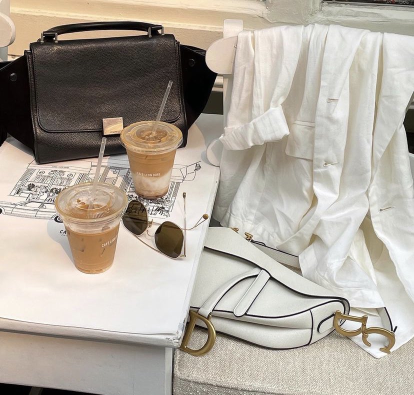 MAISONSTLAURENT's tweet photo. morning coffee runs https://t.co/15TLCzDPPX
