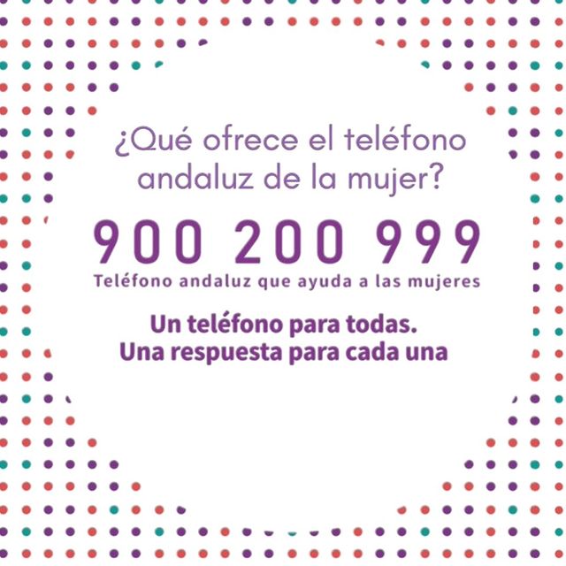 IAMJunta's tweet photo. Un teléfono para todas, una respuesta para cada una.
☎ 900 200 999 Teléfono andaluz que ayuda a las mujeres: gratuito, anónimo y confidencial, disponible 24h/365 días.

@RocioRuizDom https://t.co/V7AI1ghX8n