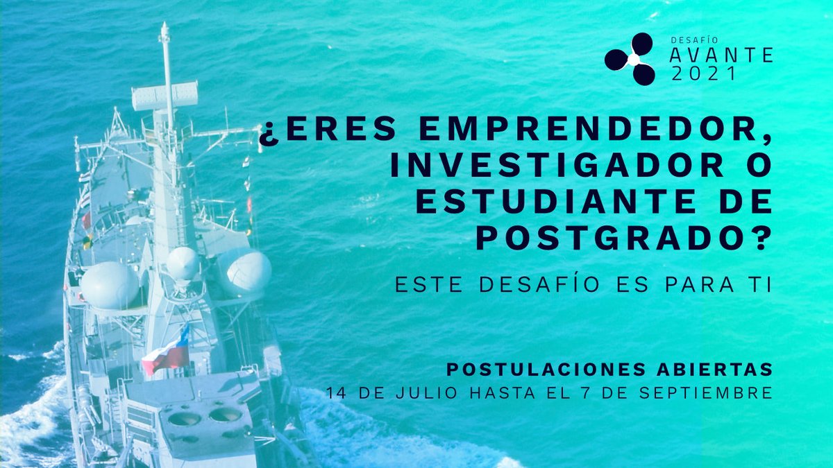 eoman's tweet image. La @Armada_Chile está convocando al ecosistema #innovador para disminuir el tiempo de solución de fallas en sus buques de manera remota.

👉🏻 Más información  en innovapolinav.cl/avante o knowhub.cl/dual-tech/   

#DualTech #innovación #ciencia #tecnologíadual