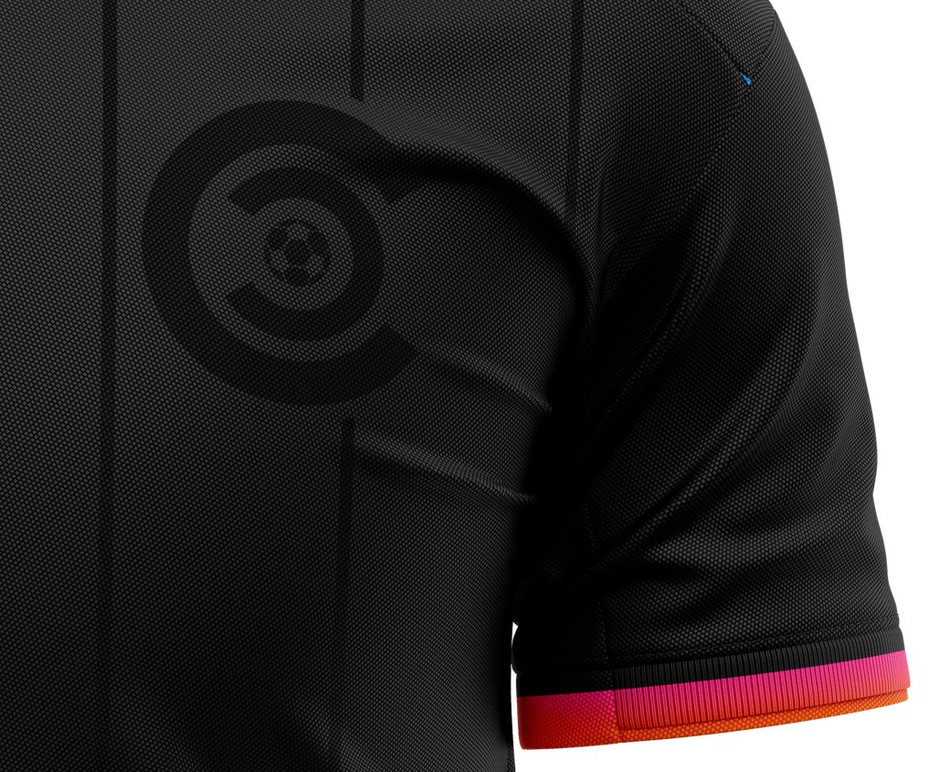 fmcustomkits's tweet photo. The @FMCreatorsChamp Season 3 is approaching and I'm delighted to announce that the winner will receive this amazing blackout CC kit as the prize 👕😍

Obviously this will be made by @StarzoSports following the partnership we announced yesterday ❤️

#TheCC #FootballManager #FM21 https://t.co/vyWZR29qa4