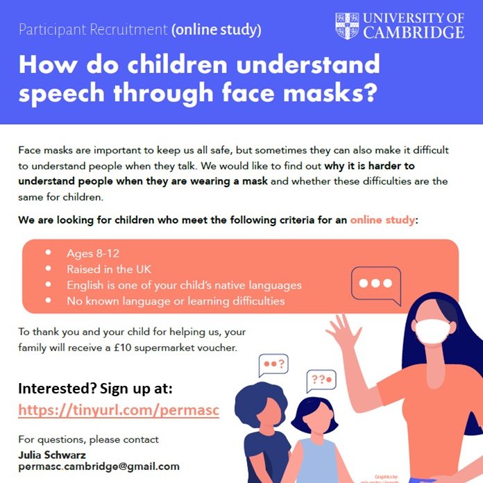 *UK families with children age 8-12*
If you're looking for something fun to do with your kids from home this summer, consider taking part in our paid online game 💻 <a href="/GorillaPsyc/">Gorilla Experiment Builder</a>  on language🦜and face masks😷
Register at:  tinyurl.com/permasc
Please RT!