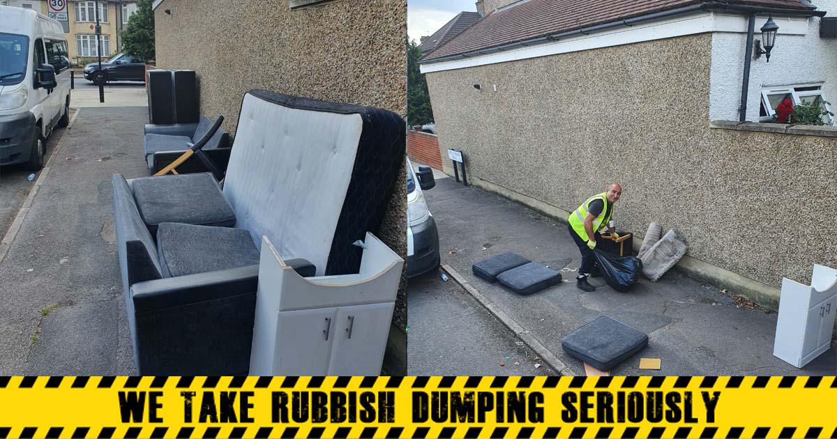 CLEARED: Southbury Road, Enfield

Tell us who did this and we will issue them with a Fixed Penalty Notice or prosecute them for dumping rubbish.

Help to keep our borough clean.

enfield.gov.uk/cleanerenfield  

#CleanerEnfield