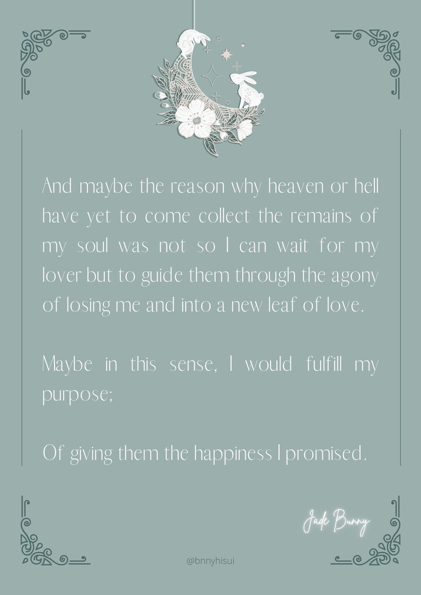 bnnyhisui's tweet photo. Purpose and promise. https://t.co/43KnL4lNIy