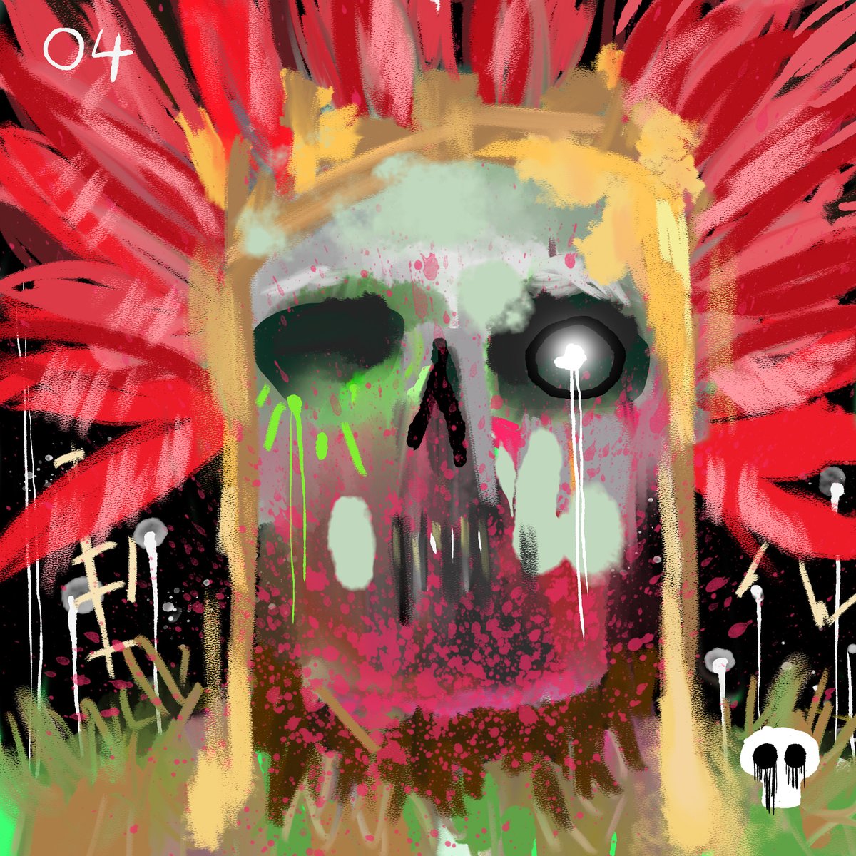 GasWarriors's tweet photo. Unique Art Style and Theme is a Powerful Trait 💥💥

Saluting all The Warriors, Legends, Survivors, ICONS and Ancestors Keeping Strong in The Blockchain Wasteland
🖤💀🖤
#NFTCommunity #NFTart #NFTartist #NFTCollector #NFT #NFTs #NFTCollectibles #Crypto #Cryptoartist #OpenseaNFT https://t.co/J3xgq5xpfC