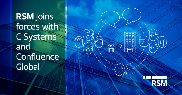 #RSM is strengthening its foothold in the nonprofit industry! The firm is joining forces with the U.S. and Canadian operations of C Systems and Confluence Global. Learn more: rsm.buzz/3CplQ7F
