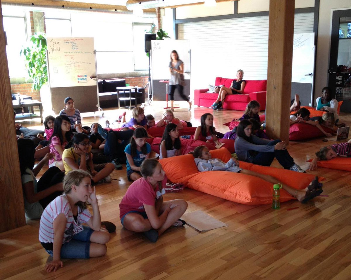 melsariffodeen's tweet image. 2012: Launching #GirlsLearningCode and our first summer camp for girls