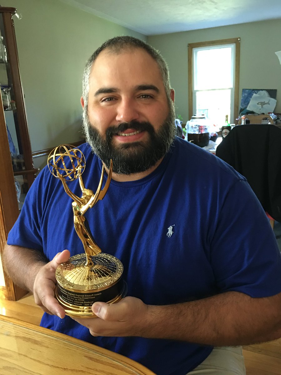 Steve_DaSilva's tweet image. My 1st award in TV! A Boston/New England Regional Emmy Award as a Associate Producer for Outstanding Live Sporting Event/Game! TY to Every1 I worked w/ on Red Sox on NESN! Im very appreciative. I have the pleasure of working w/ the Best Team in the Biz! This ones for you! TY!