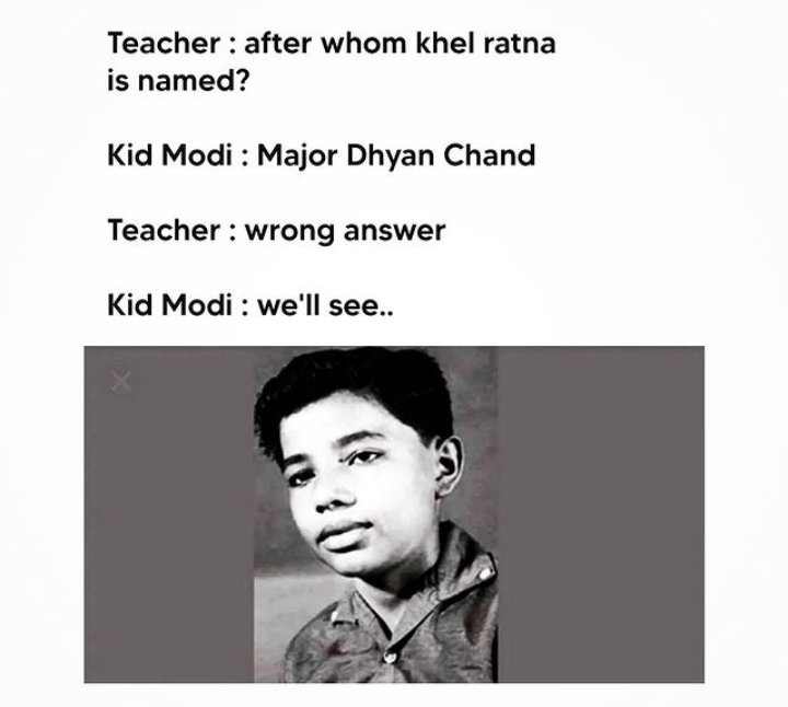 NarwariyaHarsh's tweet photo. #ThankYouModiJi
#ModiHaiToMumkinHai
#MajorDhyanChandKhelRatna
#KhelRatna Should Be Known By the Name of #MajorDhyanChand What #rajivgandhii did for Games so that This award should be known by his name
Thank You #Modi_G for this 🙏
@narendramodi #JaiHind https://t.co/krCjNQBNTp